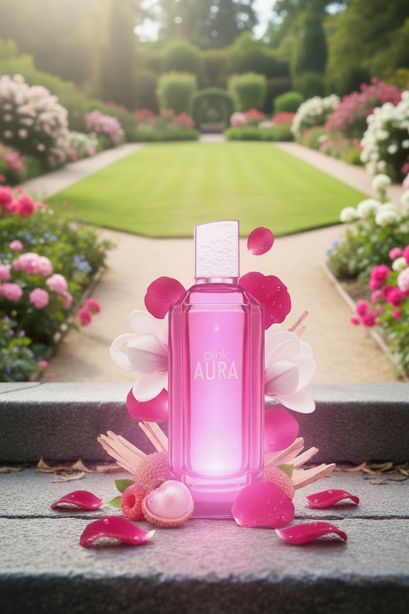 GRANDEUR Pink Aura Eau de Parfum Spray 100ml 3.4 fl oz