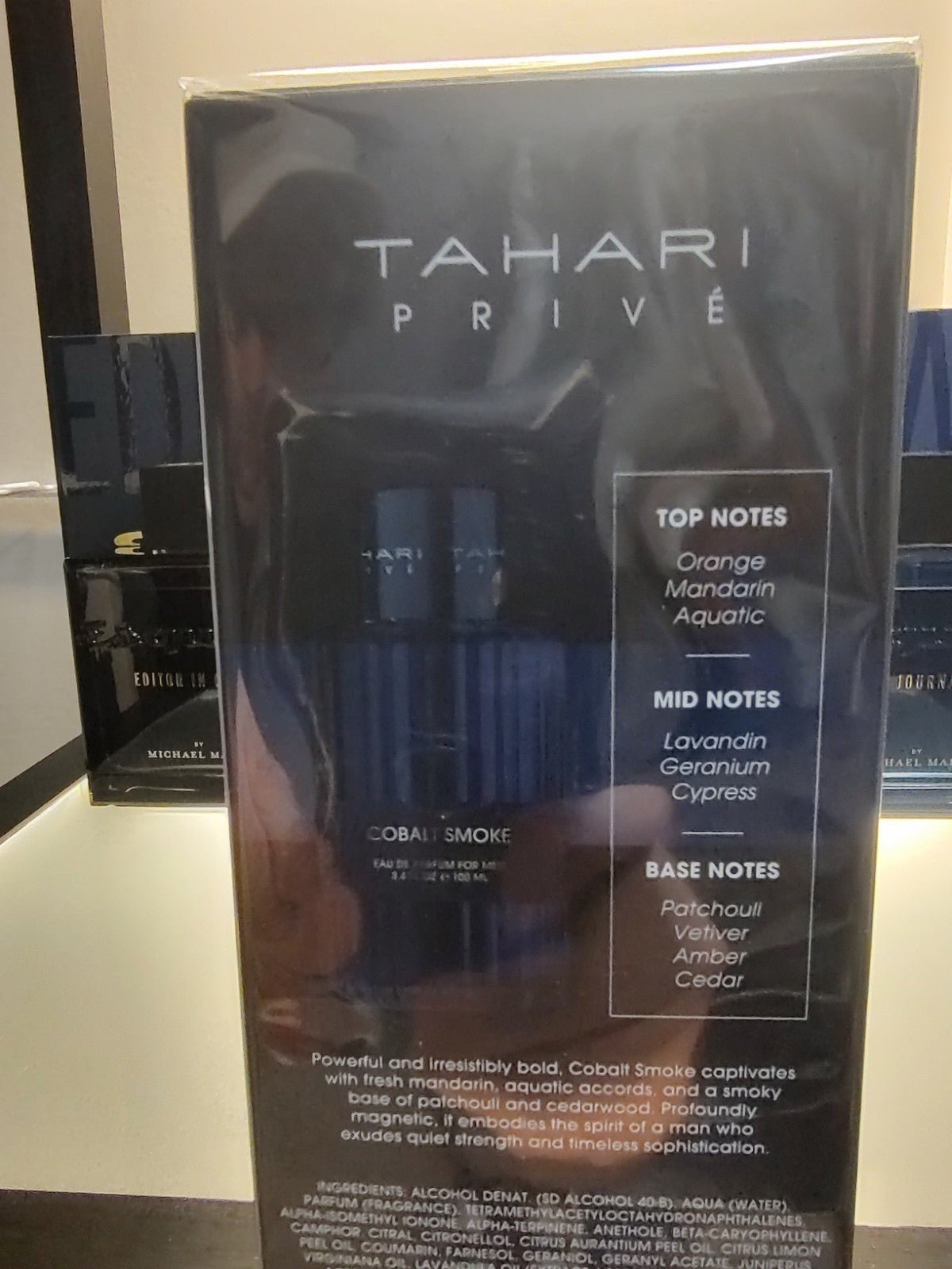 Tahari Privé Cobalt Smoke EDP 100ml 3.4 fl oz