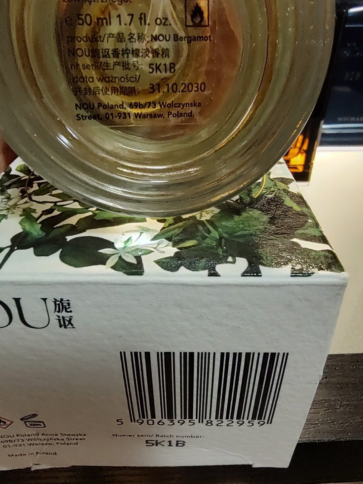 NOU Bergamot Eau de Parfum 50ml / 1.7 fl oz