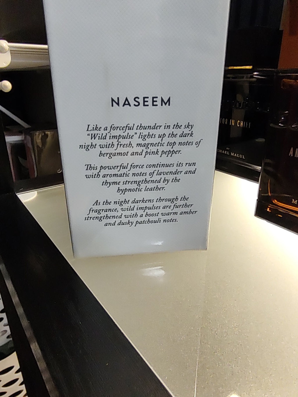 Naseem Wild Impulse Aqua Parfum 75ml 2.5 Fl oz