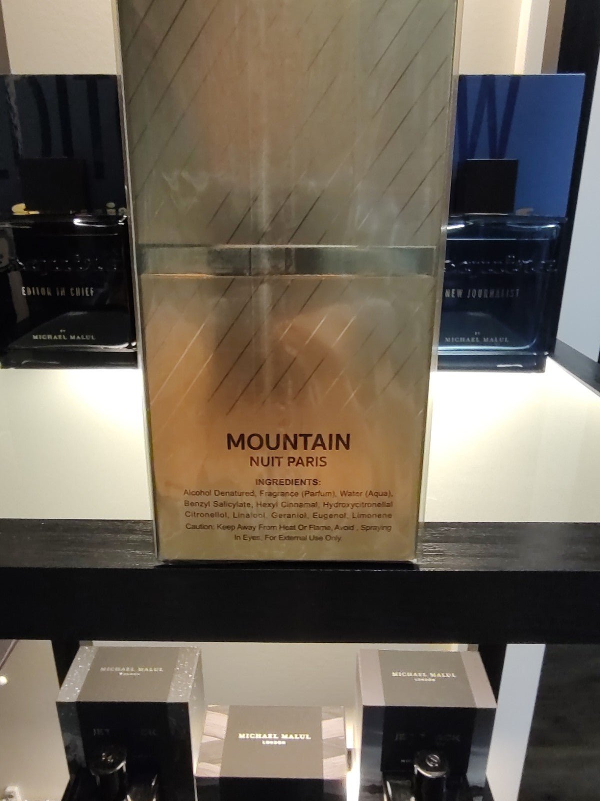 Grandeur Elite Mountain Nuit Paris Eau de Parfum Spray 100ml 3.4oz Regular Size