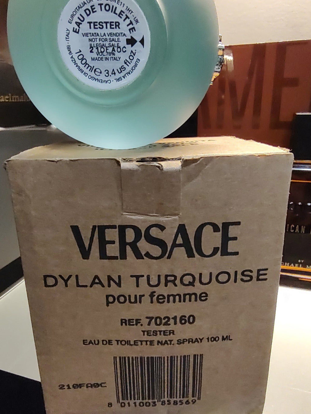 Versace Dylan Turquoise Eau de Toilette 100ml 3.4 Fl oz *TESTER*
