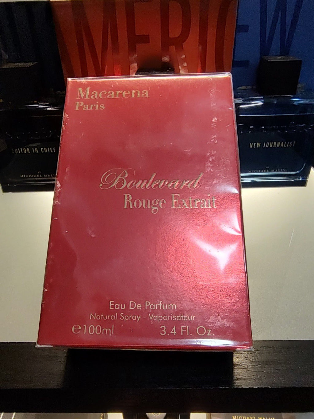 Macarena Paris Boulevard Rouge Extrait Eau de Parfum Spray 100ml 3.4 fl