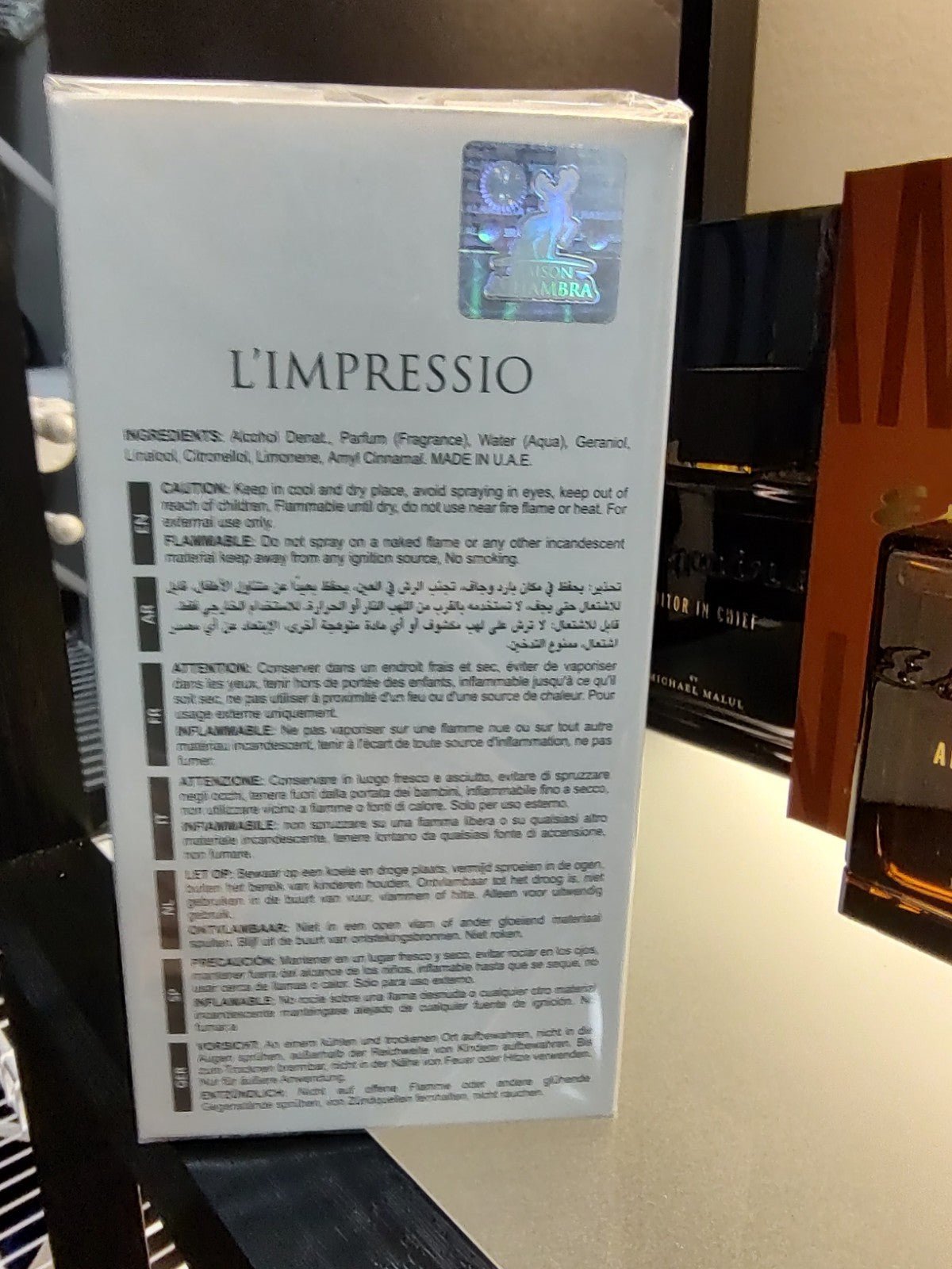 Maison Alhambra L'Impressio Eau de Parfum 100ml / 3.4 fl