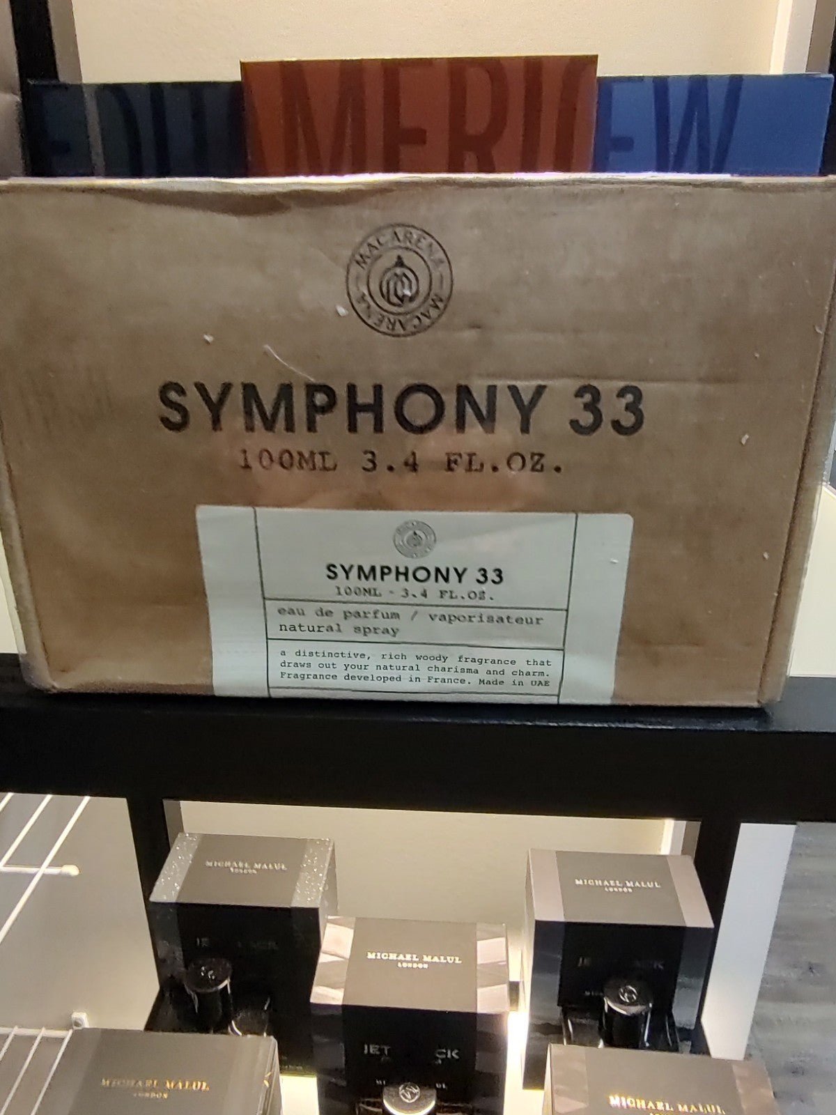Macaree Symphony 33 Eau de Parfum Spray 100ml 3.4 fl oz Woody Scent