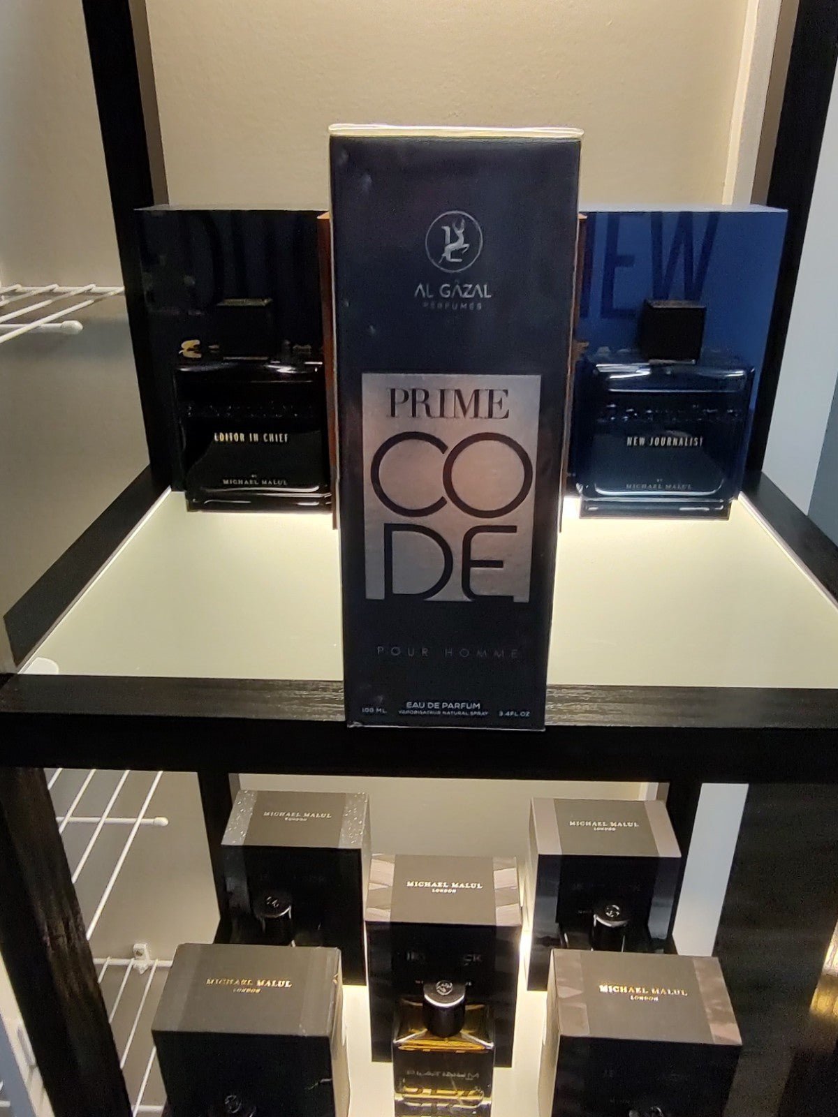 Al Gazal Perfumes Prime Code Pour Homme Eau de Parfum Spray 3.4oz 100ml Men's