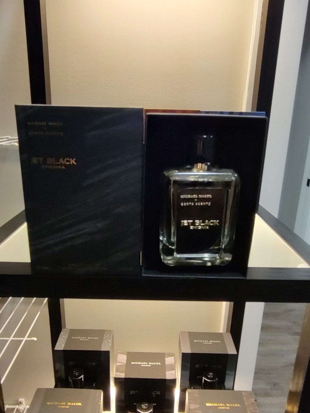 Michael Malul x Gents Scents Jet Black Enigma EDP 100ml 3.4oz