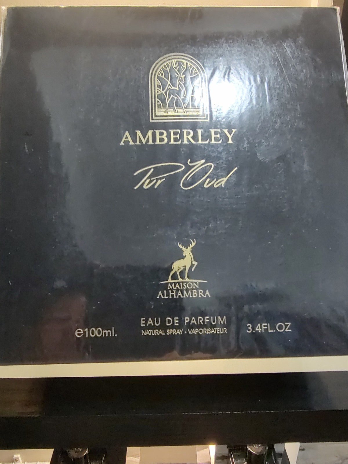 Maison Alhambra Amberley Pur Oud Eau de Parfum Spray Oud 100ml 3.4 fl oz
