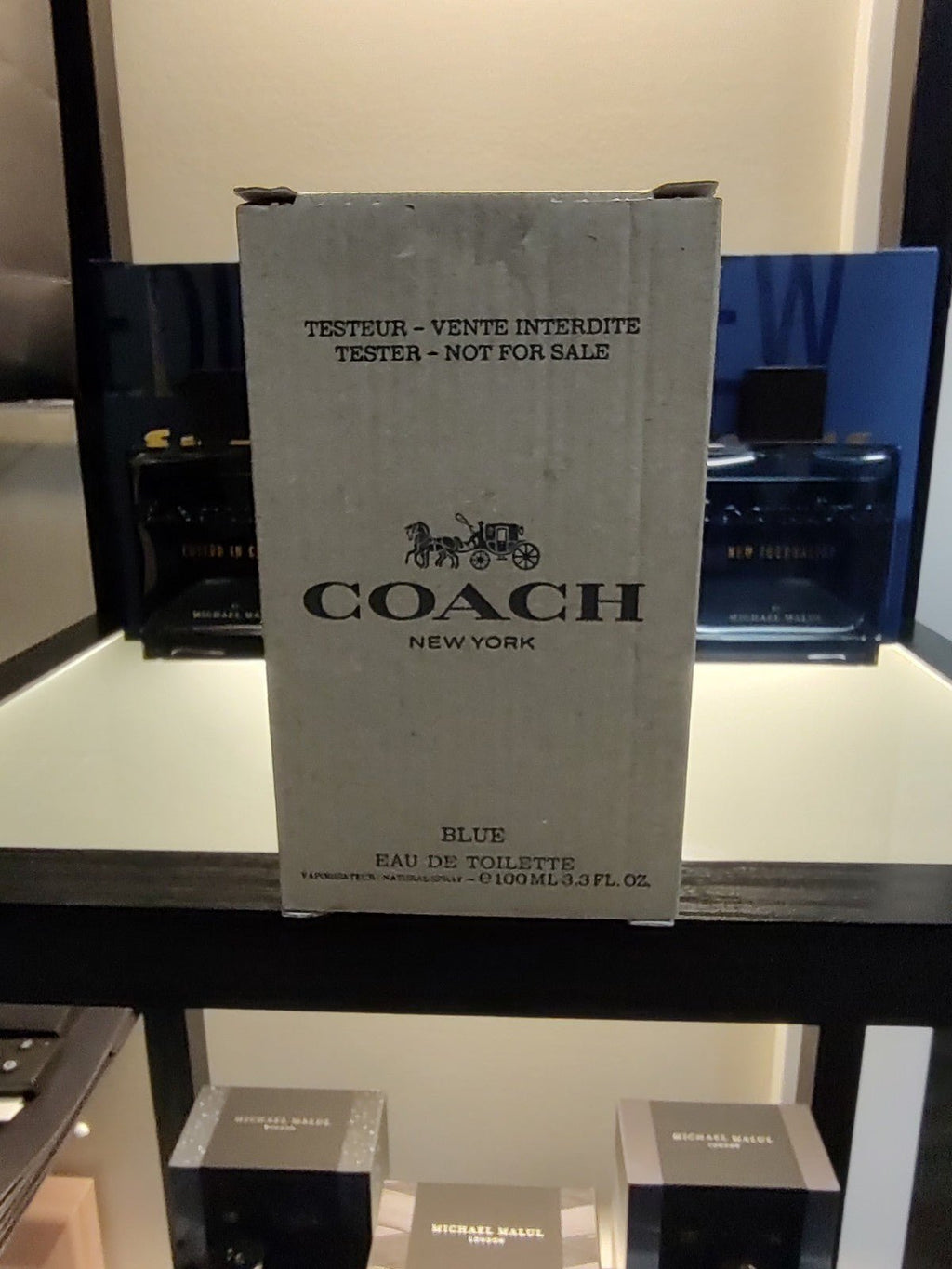 Coach Blue Eau de Toilette Spray 100ml 3.3oz *TESTER* - Ski's Scent-sations