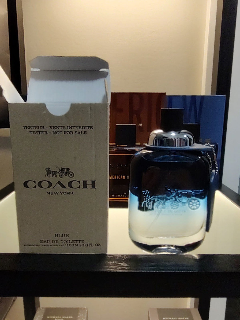 Coach Blue Eau de Toilette Spray 100ml 3.3oz *TESTER* - Ski's Scent-sations
