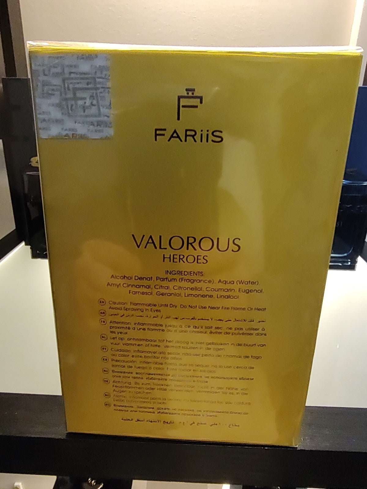 FARiiS Valorous Heroes Radiance Eau de Parfum Spray 100ml 3.4 fl oz