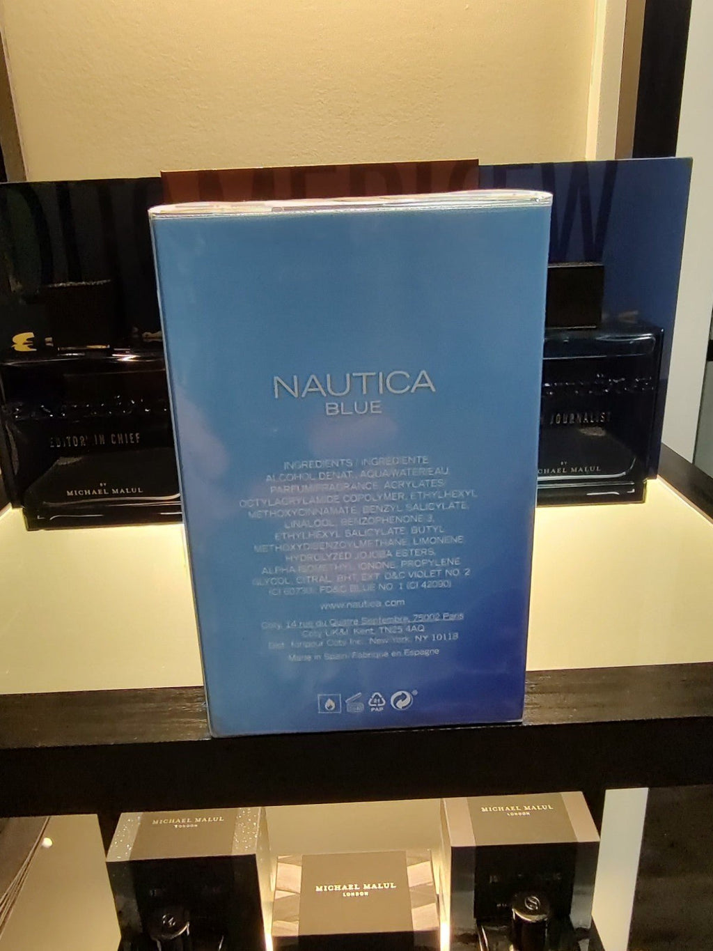 Nautica Blue Eau de Toilette Spray 3.4oz 100ml Men's Fragrance