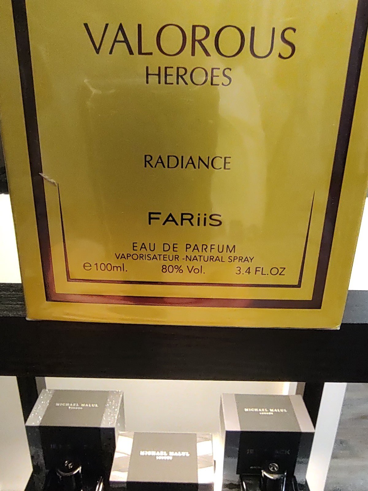 FARiiS Valorous Heroes Radiance Eau de Parfum Spray 100ml 3.4 fl oz