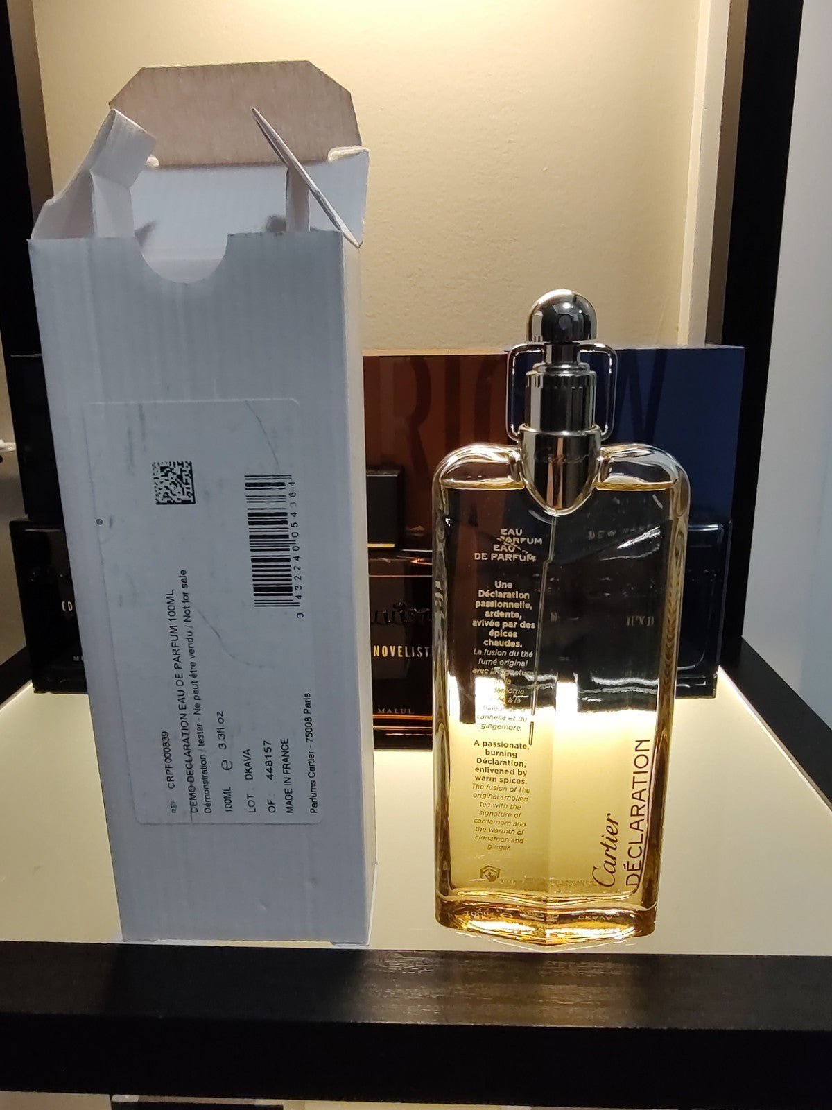 Cartier Déclaration Eau de Parfum 100ml 3.3 Fl oz Men's *TESTER*