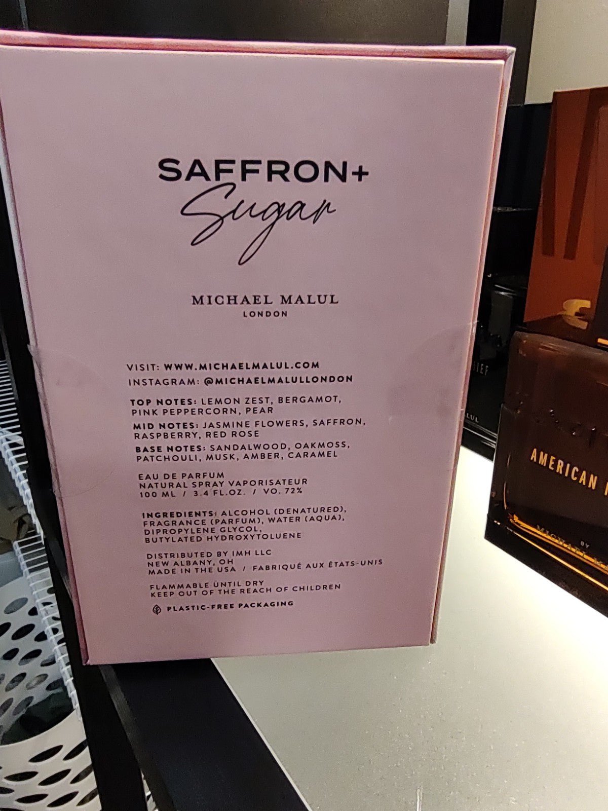 Michael Malul Saffron+ Sugar Eau de Parfum Spray 100ml 3.4 fl oz