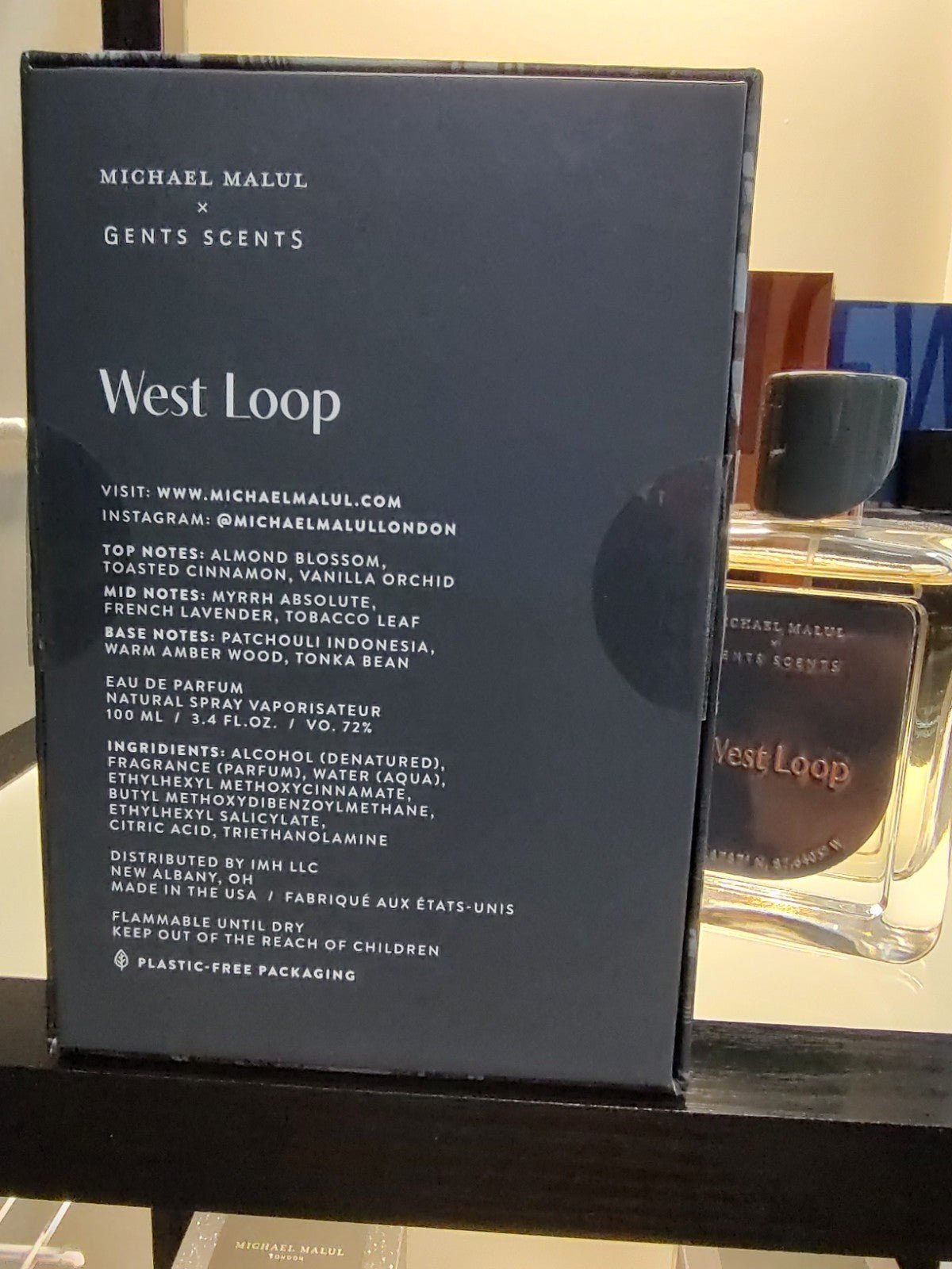 Michael Malul Gents Scents West Loop 3.4oz Eau de Parfum Spray *DISCONTINUED*