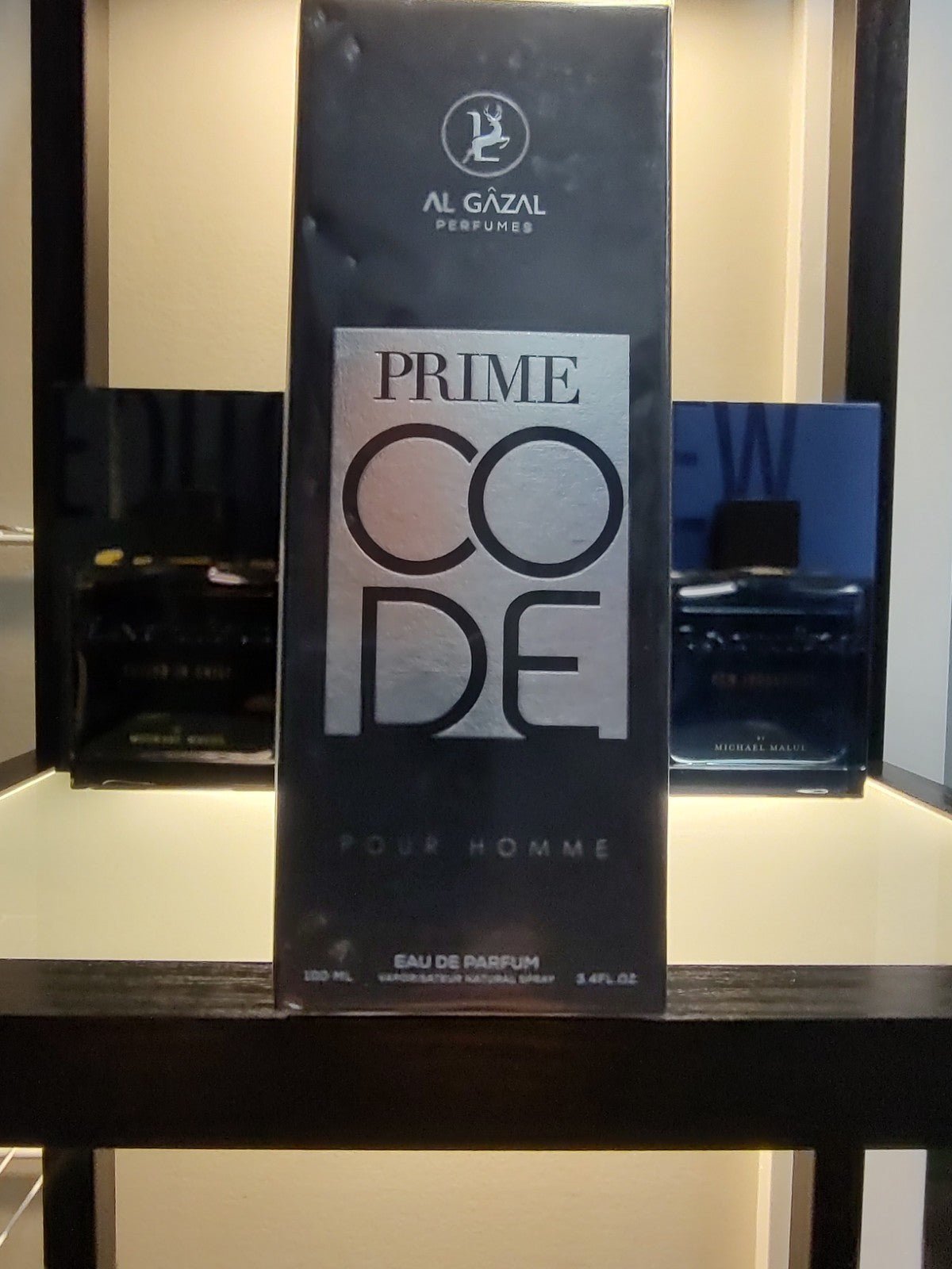 Al Gazal Perfumes Prime Code Pour Homme Eau de Parfum Spray 3.4oz 100ml Men's