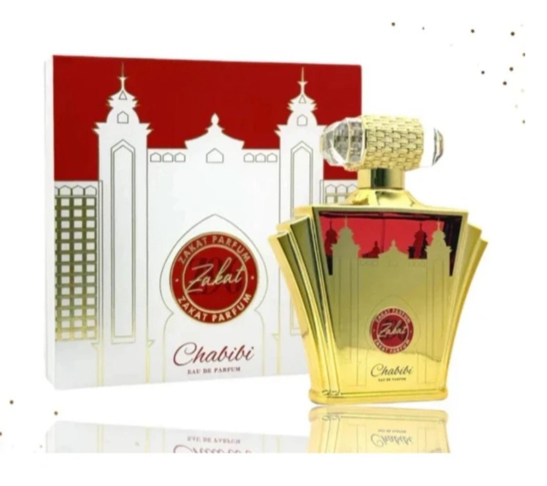 Zakat Z26 Parfum Chabibi EDP Spray Jasmine Amber Cedarwood 100ml 3.4 fl oz