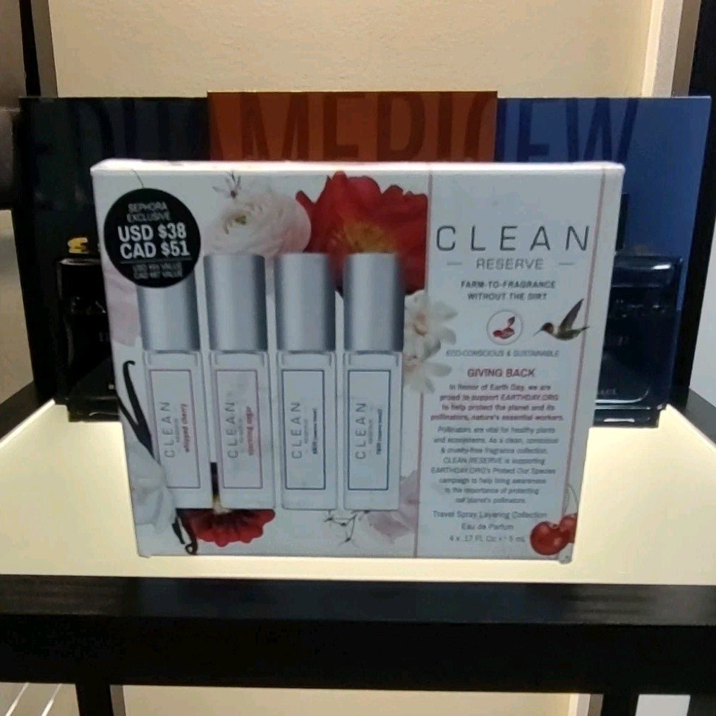 Clean Reserve Giving Back Eau de Parfum Travel Set 4 x 0.17 fl oz