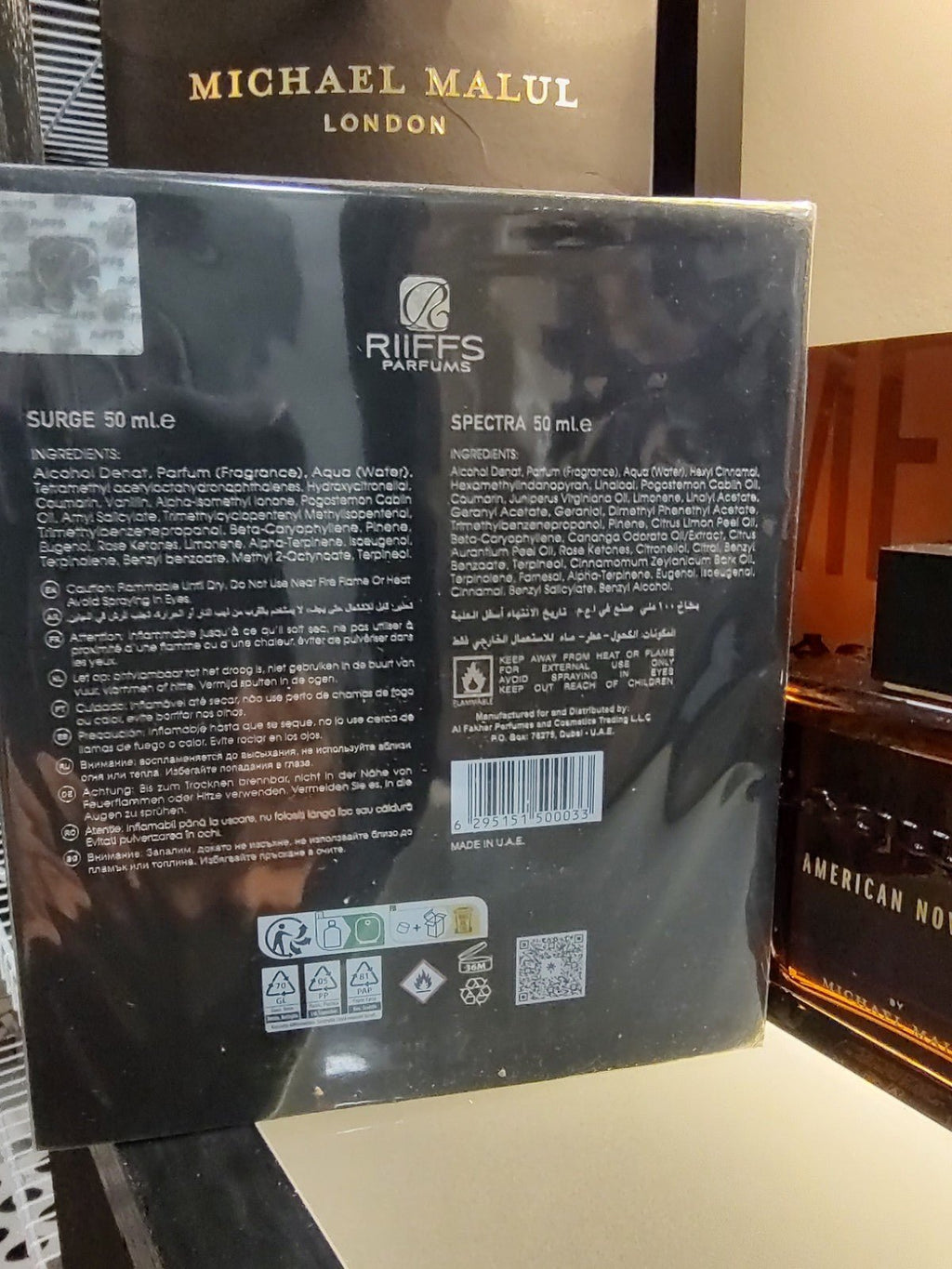 RiiFFS Surge & Spectra Extrait de Parfum 2 x 50ml 1.7 fl oz