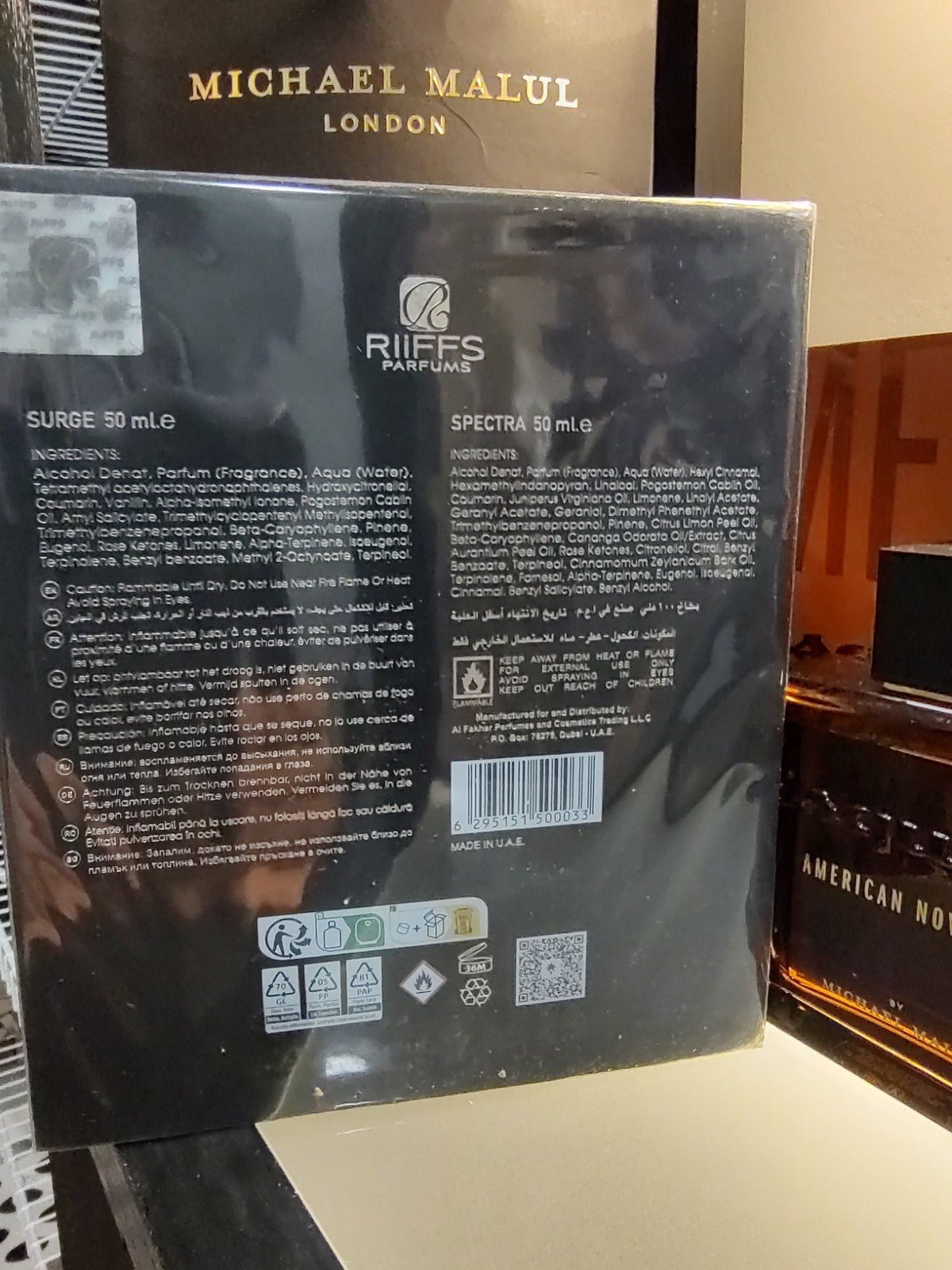 RiiFFS Surge & Spectra Extrait de Parfum 2 x 50ml 1.7 fl oz