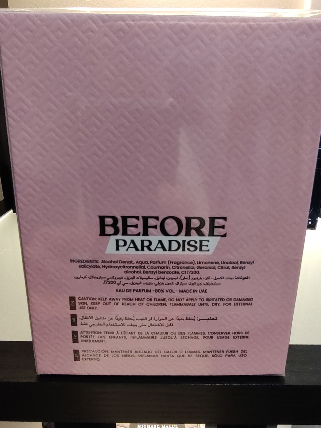 Milestone Perfumes Before Paradise Eau de Parfum Spray 100ml 3.4 fl oz - Ski's Scent-sations