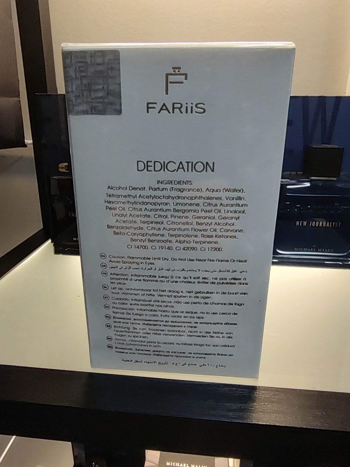 FARiiS Dedication Eau de Parfum Spray 100ml 3.4 fl oz