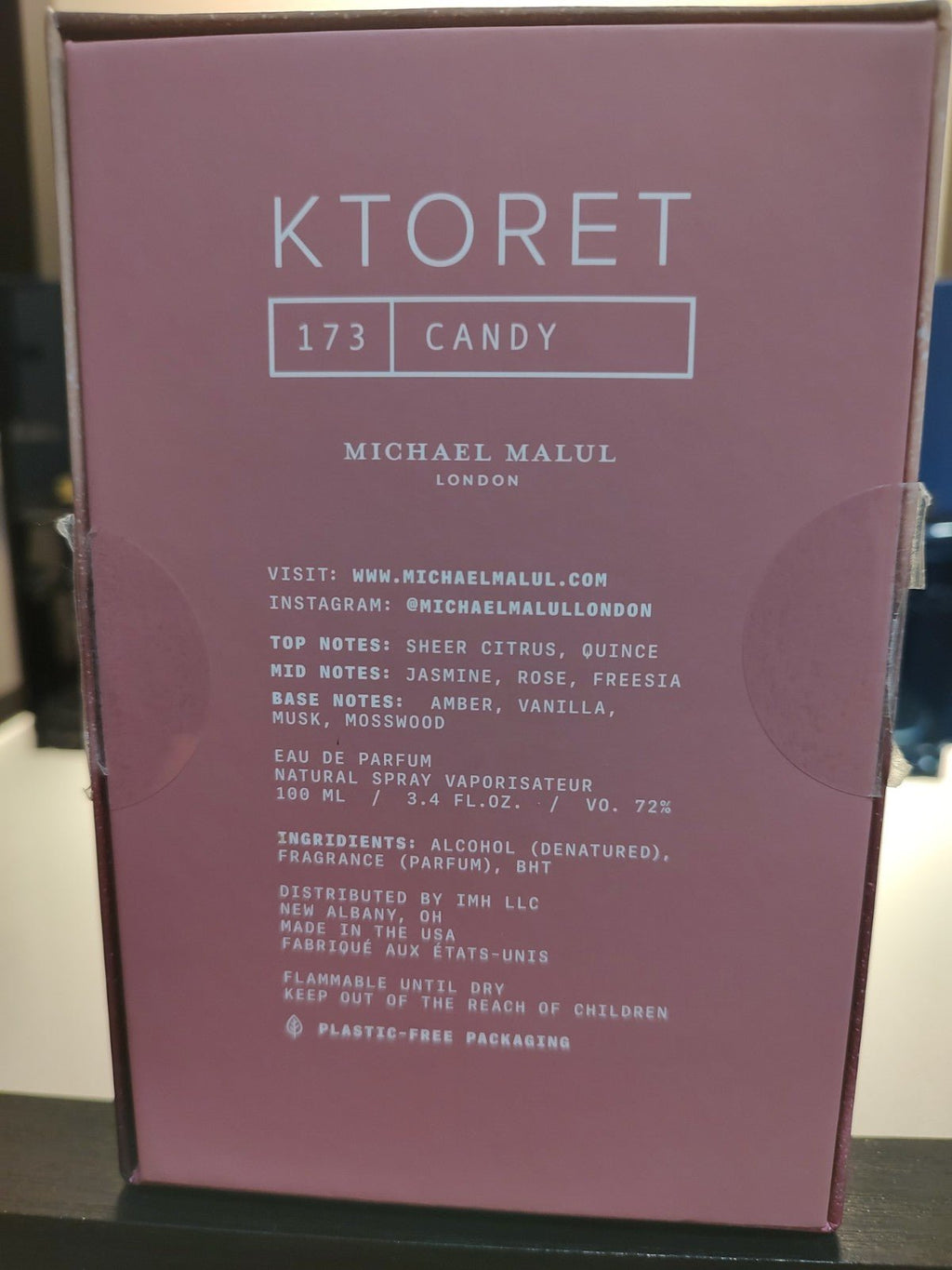 Michael Malul Ktoret 173 Candy Eau de Parfum 100ml 3.4 fl oz