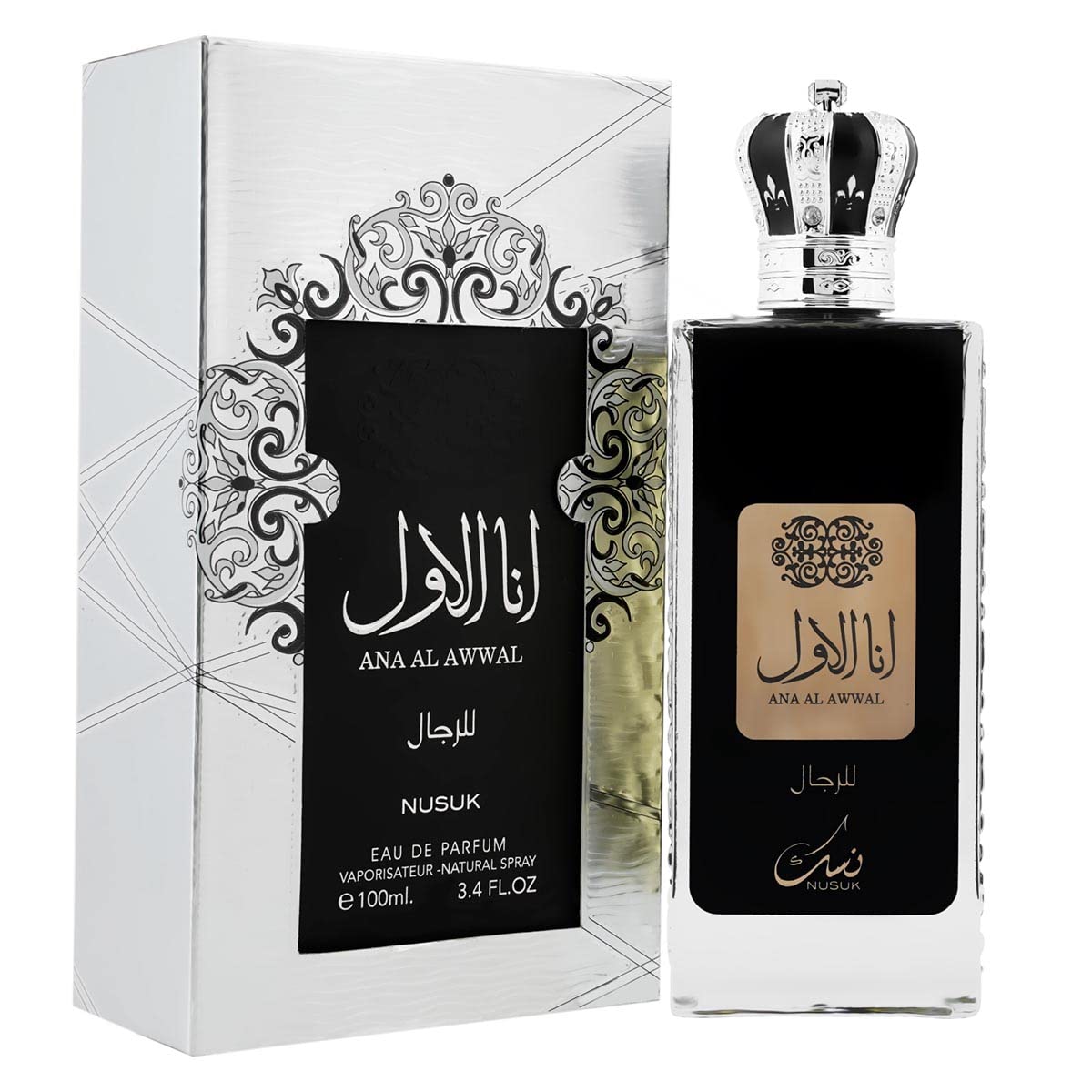 Nusuk Ana Al Awwal Eau De Parfum 100ml 3.4 Fl oz