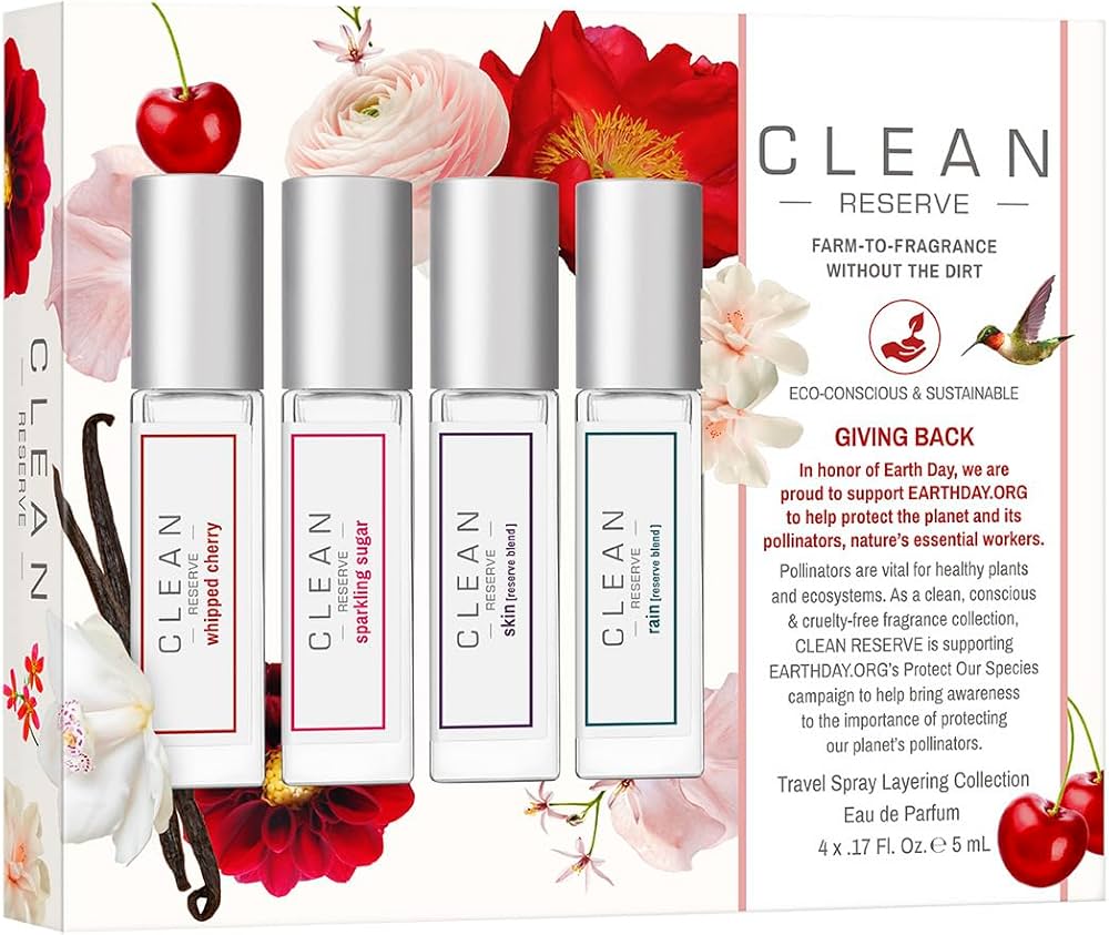 Clean Reserve Giving Back Eau de Parfum Travel Set 4 x 0.17 fl oz