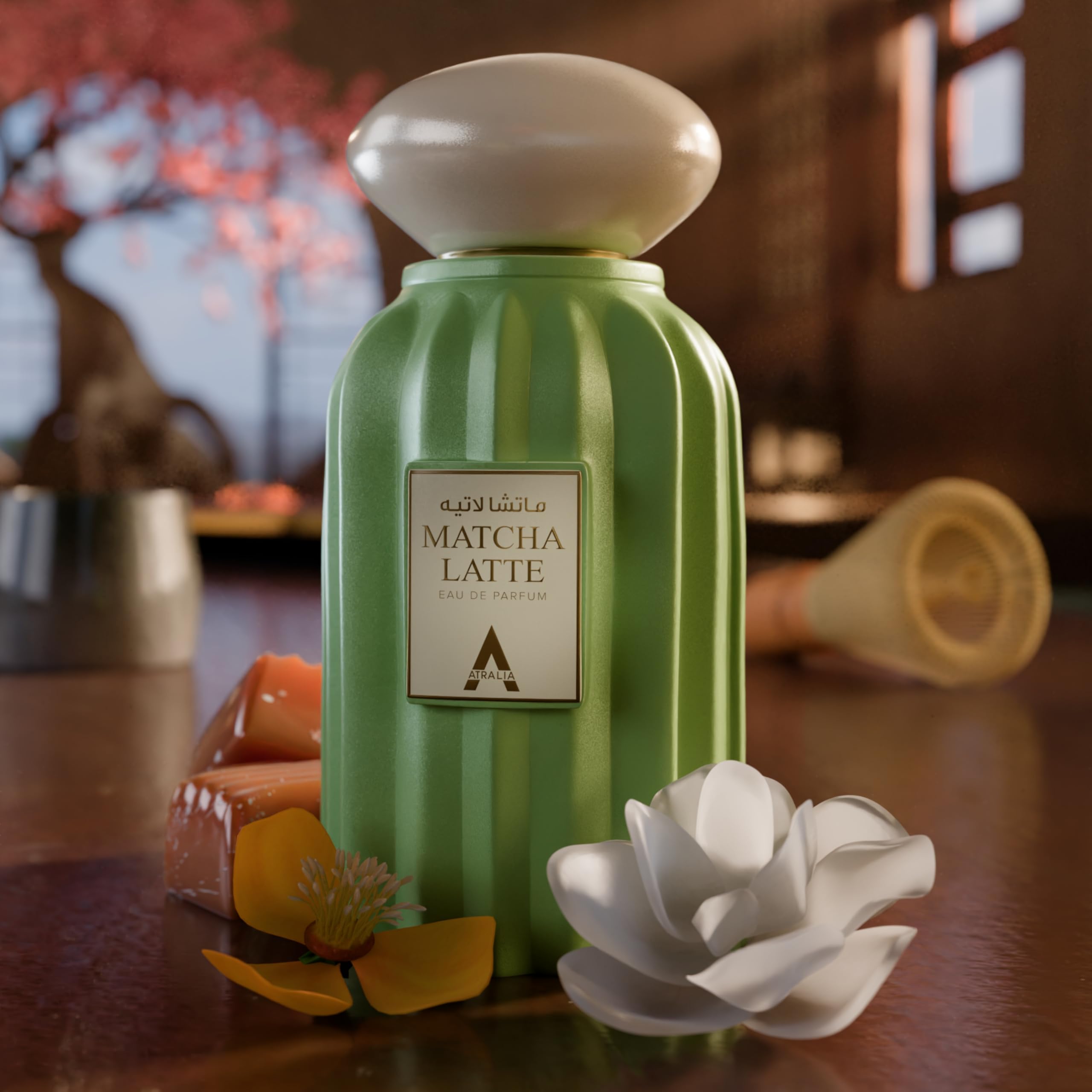 ATRALIA Matcha Latte Eau de Parfum Spray 100ml 3.4 fl oz - Ski's Scent-sations