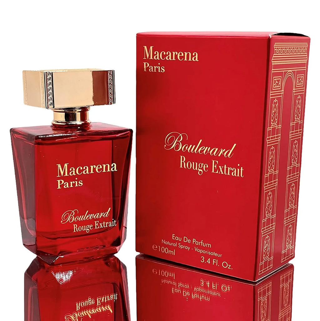 Macarena Paris Boulevard Rouge Extrait Eau de Parfum Spray 100ml 3.4 fl