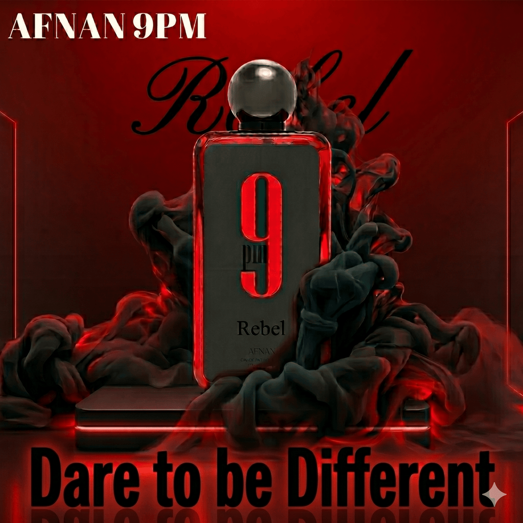 Afnan 9PM Rebel Eau De Parfum 100ml 3.4 Fl oz