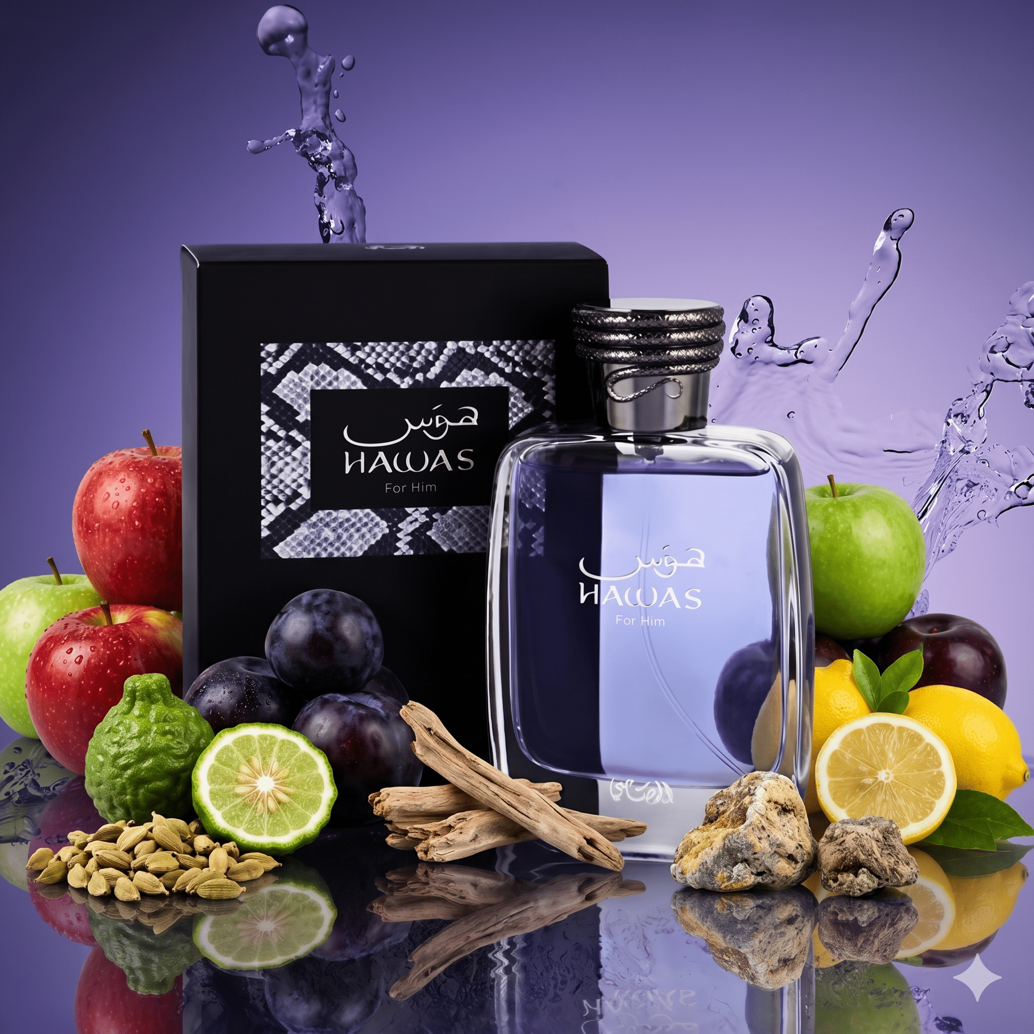 Rasasi Hawas for Him Eau De Parfum 100ml 3.4 Fl oz