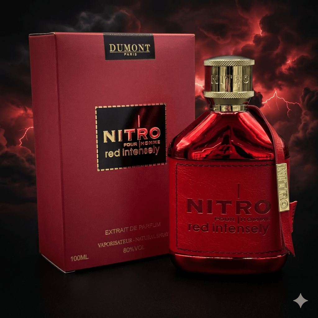 Nitro Red Intensely by Dumont Extrait De Parfum 100ml 3.4 Fl oz