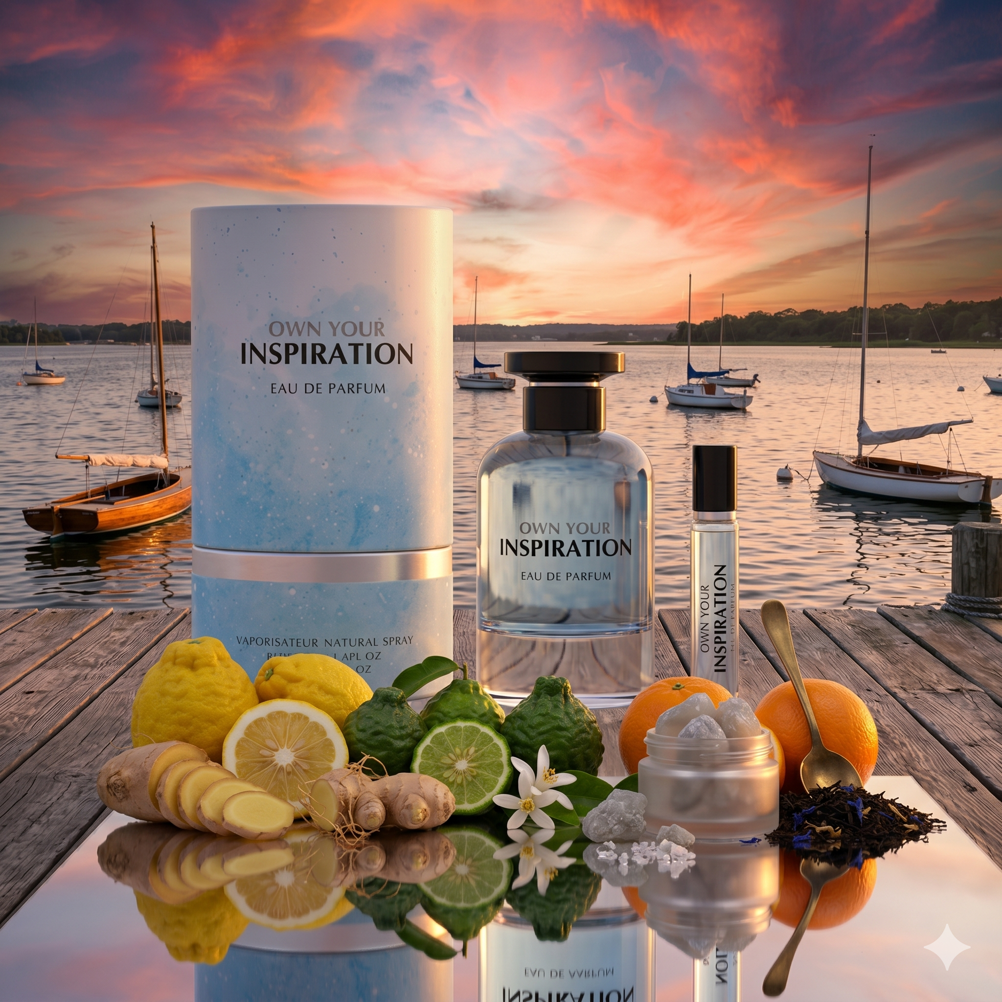 Emper Own Your Inspiration EDP 100ml 3.4 Fl oz plus free 15 ml .5 Fl oz Travel Spray