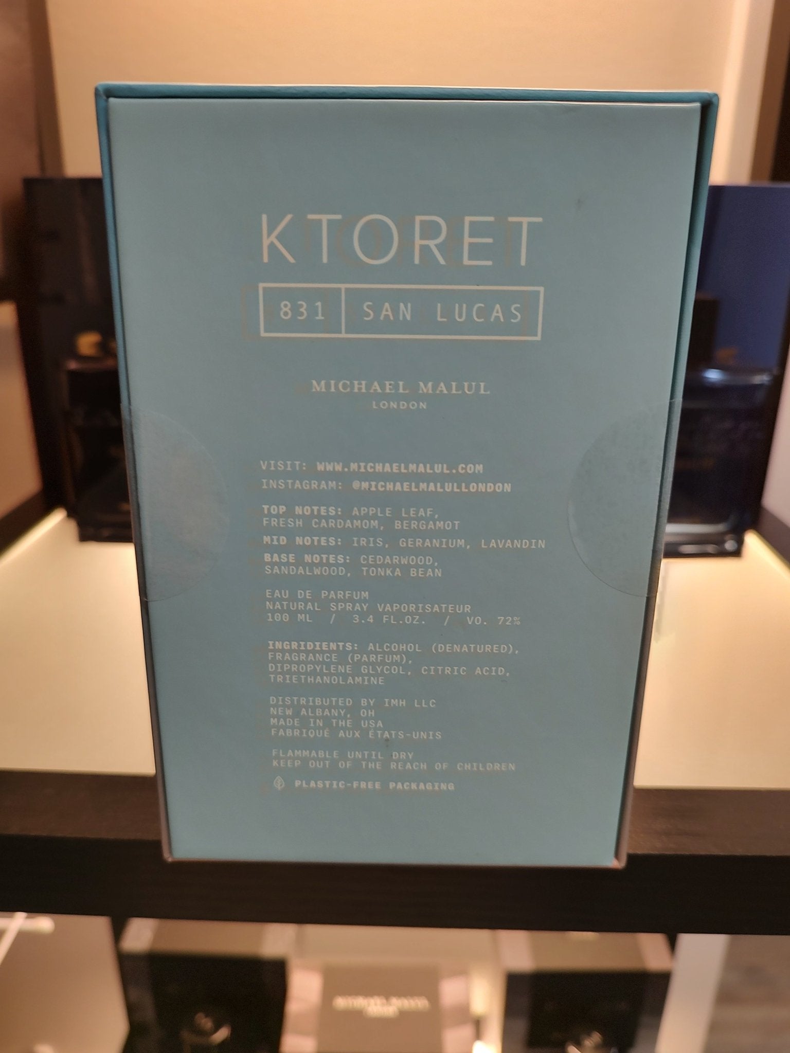 Michael Malul Ktoret San Lucas EDP 100ml 3.4 Fl oz - Ski's Scent-sations