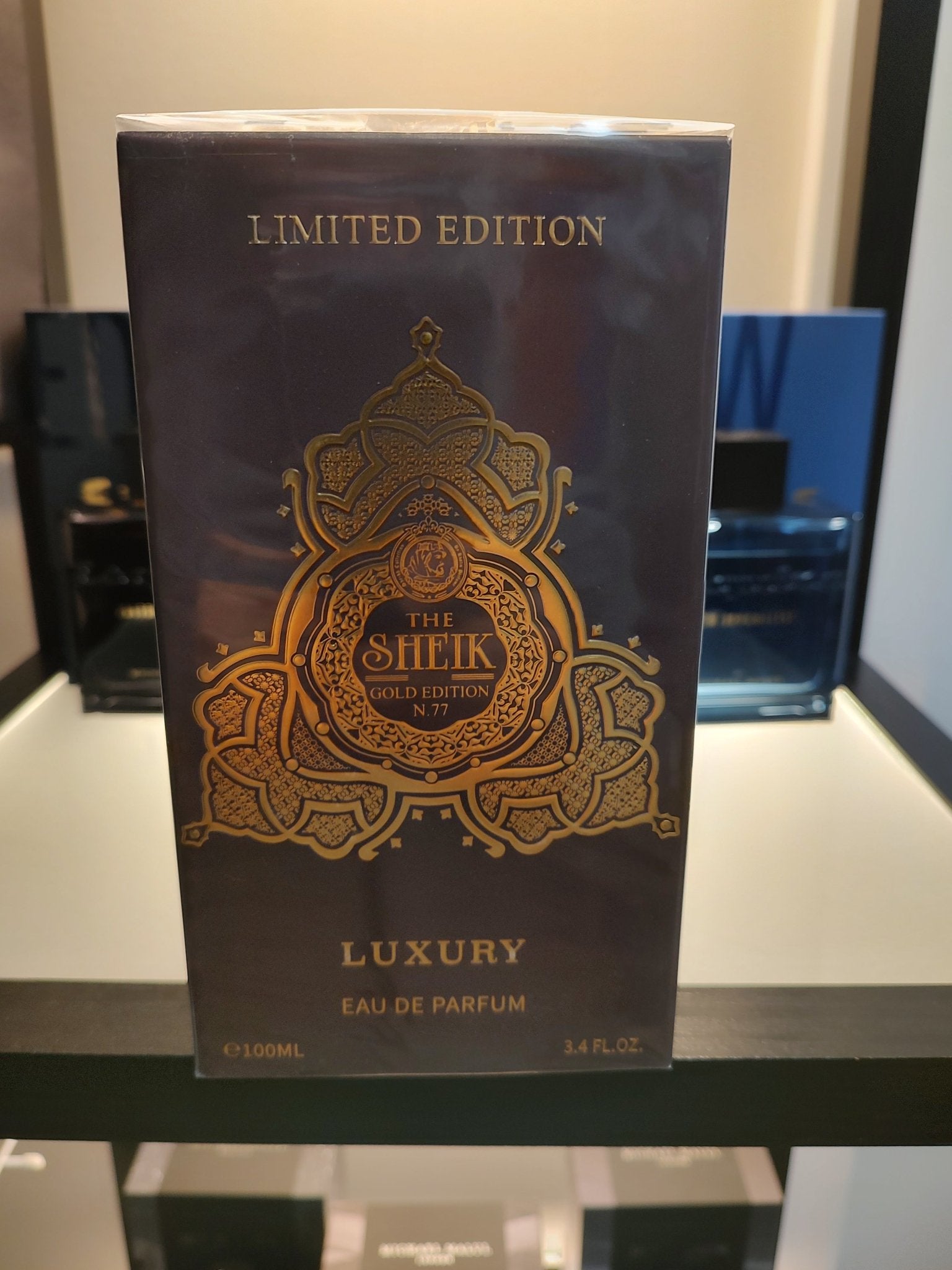 Khalis Luxury The Sheik Gold Edition N.77 EDP 100ml 3.4 Fl oz - Ski's Scent-sations
