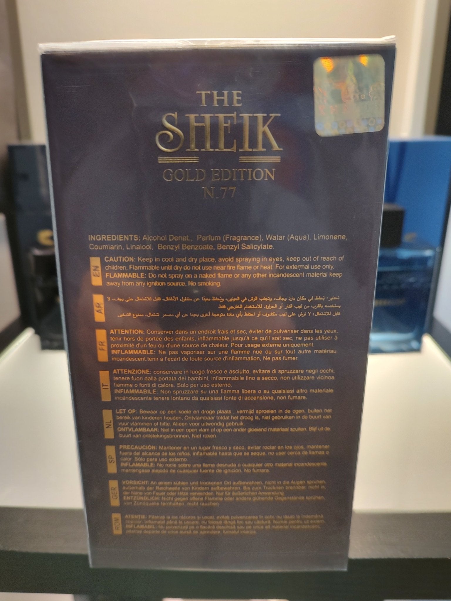 Khalis Luxury The Sheik Gold Edition N.77 EDP 100ml 3.4 Fl oz - Ski's Scent-sations