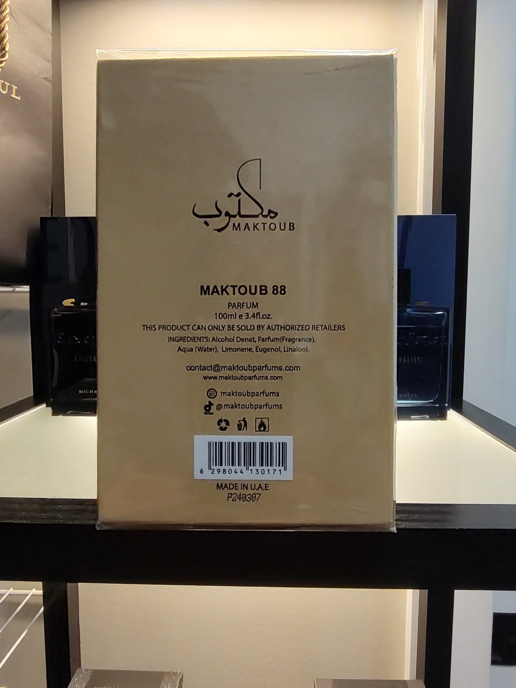 Maktoub Parfum Maktoub 88 100ml 3.4 Fl oz - Ski's Scent-sations