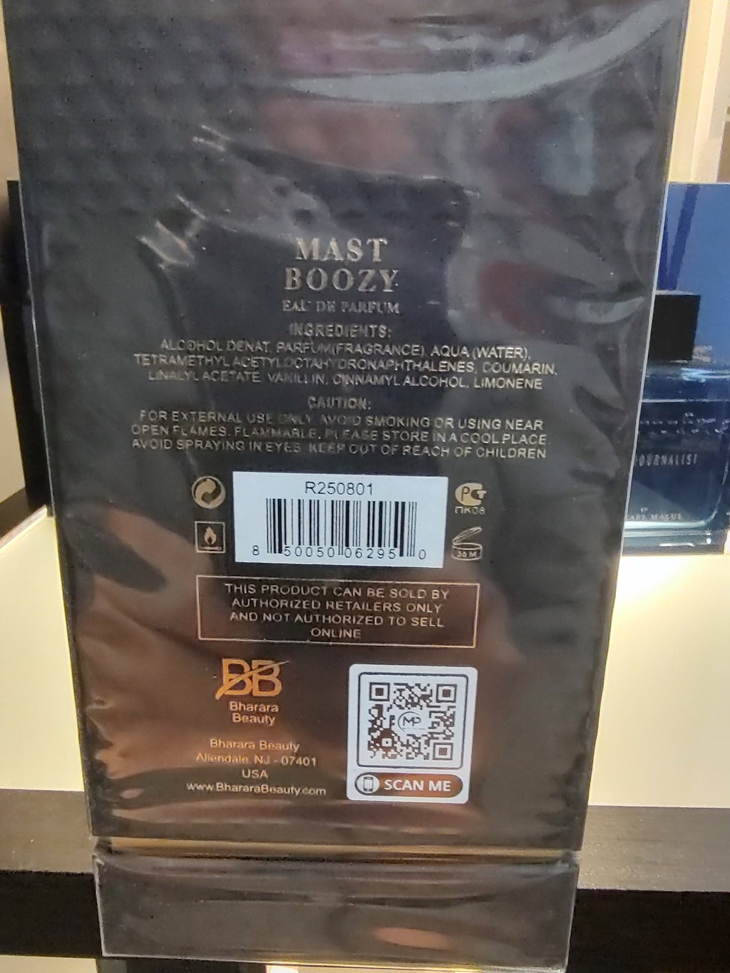 Mast Perfume by Bharara Mast Boozy EDP 100ml 3.4 Fl oz