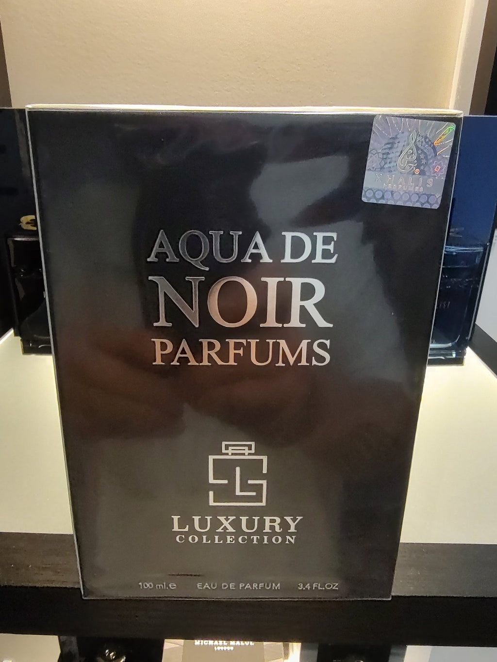 Khalis Luxury Collection Aqua De Noir EDP 100ml 3.4 Fl oz