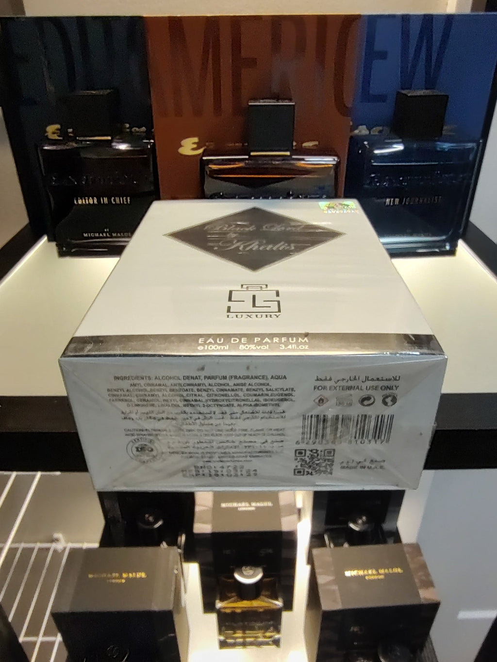 Khalis Luxury Black Lord EDP 100ml 3.4 Fl oz - Ski's Scent-sations