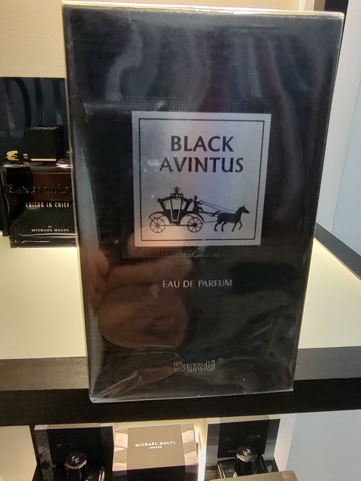 Surrati Black Avintus Eau De Parfum 100ml 3.4 Fl oz