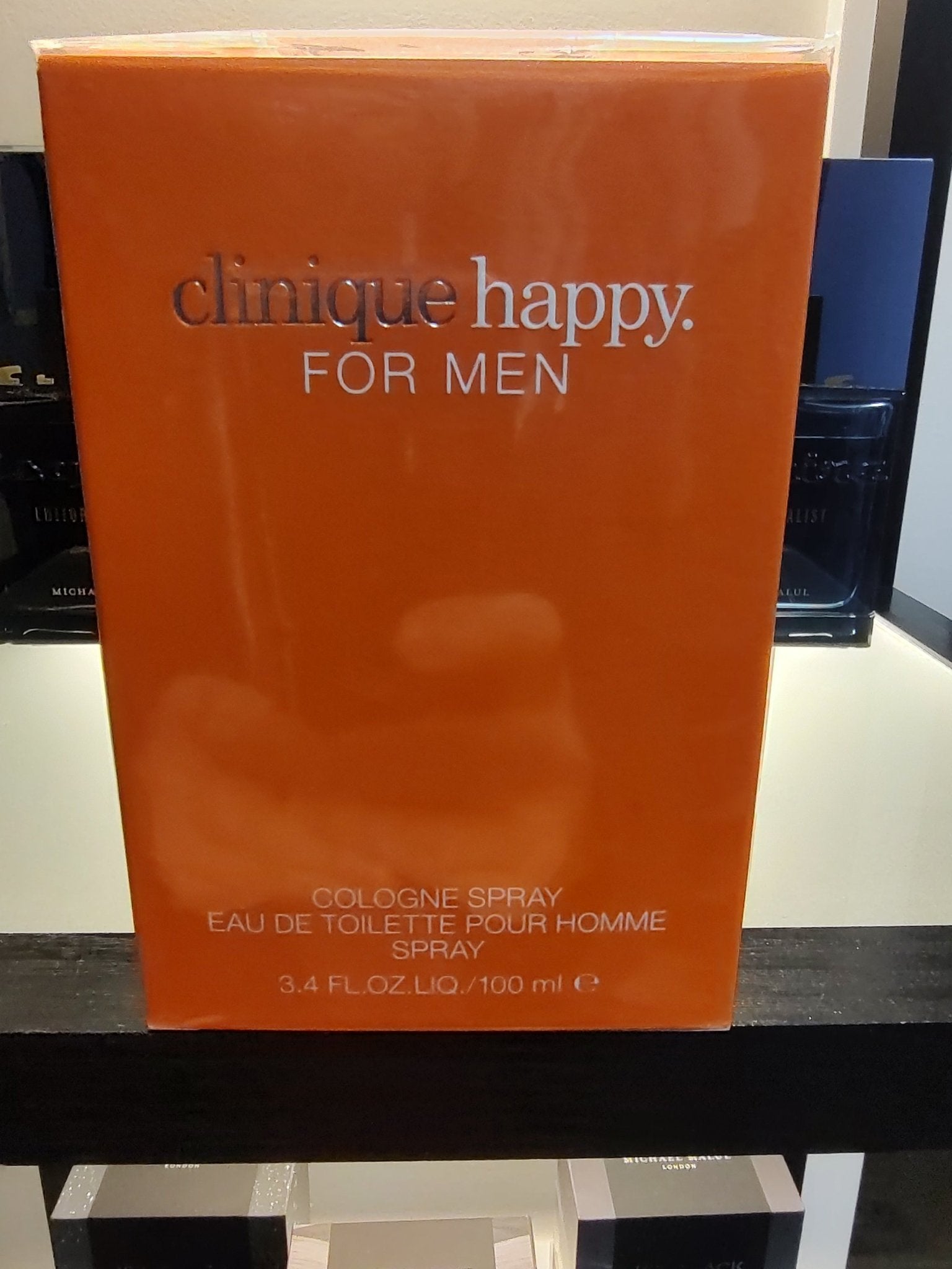 Clinique Happy for Men EDT Pour Homme 100ml 3.4 fl oz *MENS*