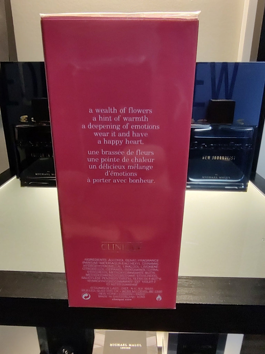 Clinique Happy Heart 100ml 3.4 Fl oz Parfum Spray *WOMENS*