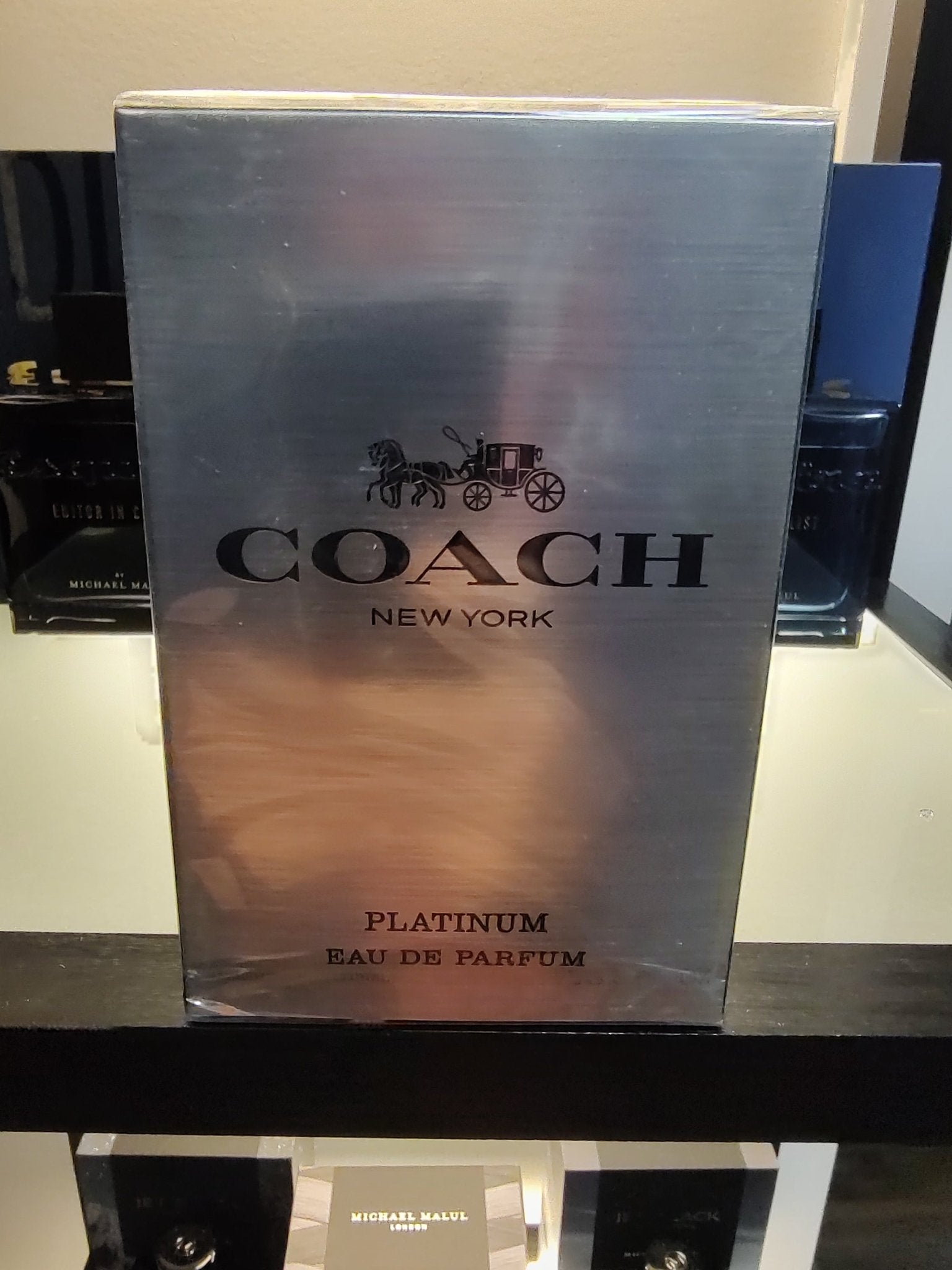 Coach New York Platinum Eau De Parfum 100ml 3.4 Fl oz