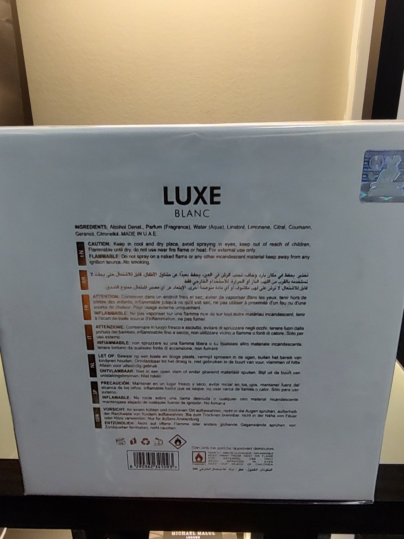 Maison Alhambra Luxe Blanc EDP 100ml 3.4 Fl oz UNISEX