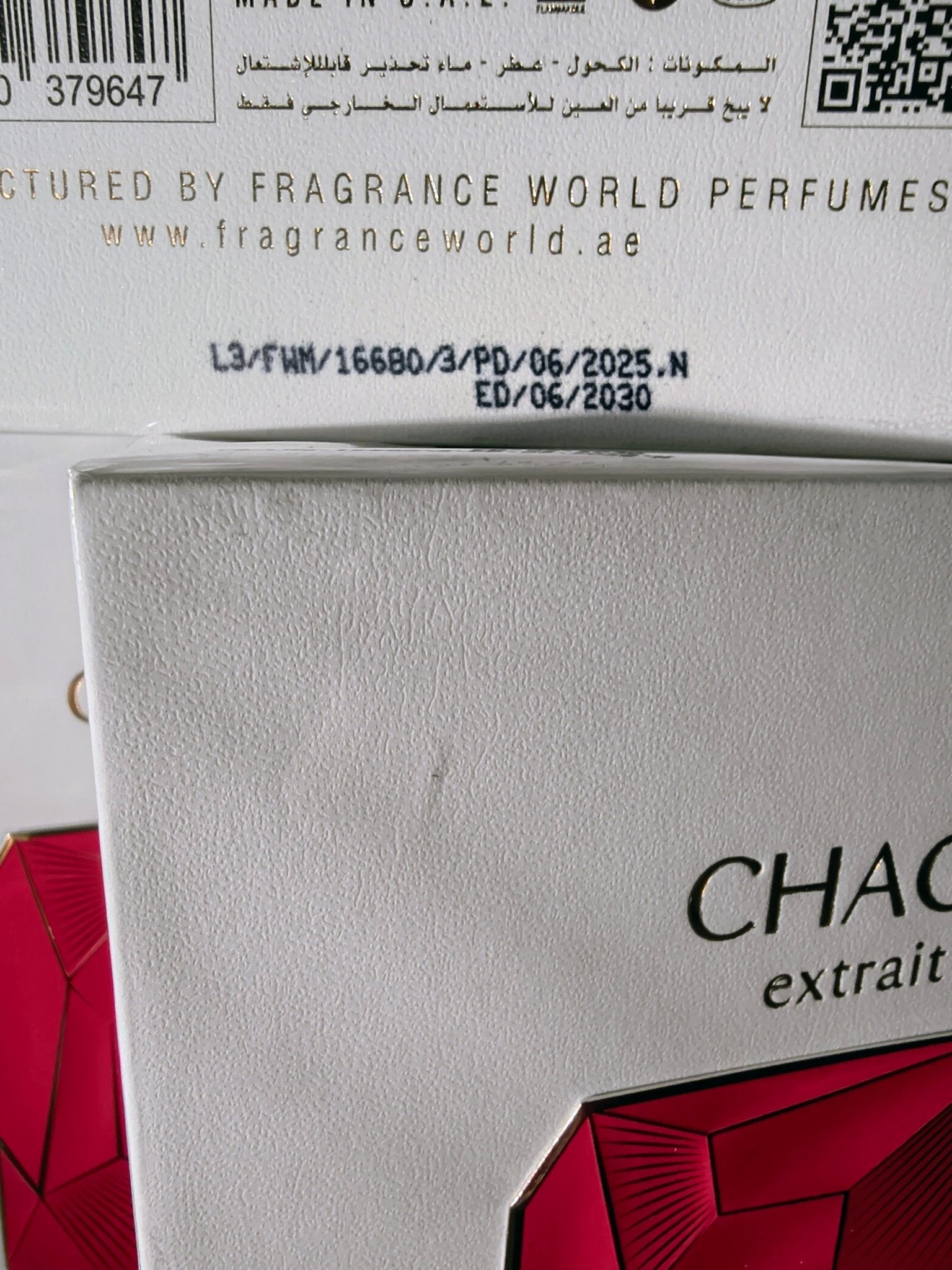 French Avenue Chaos Extrait De Parfum100ml 3.4 Fl oz