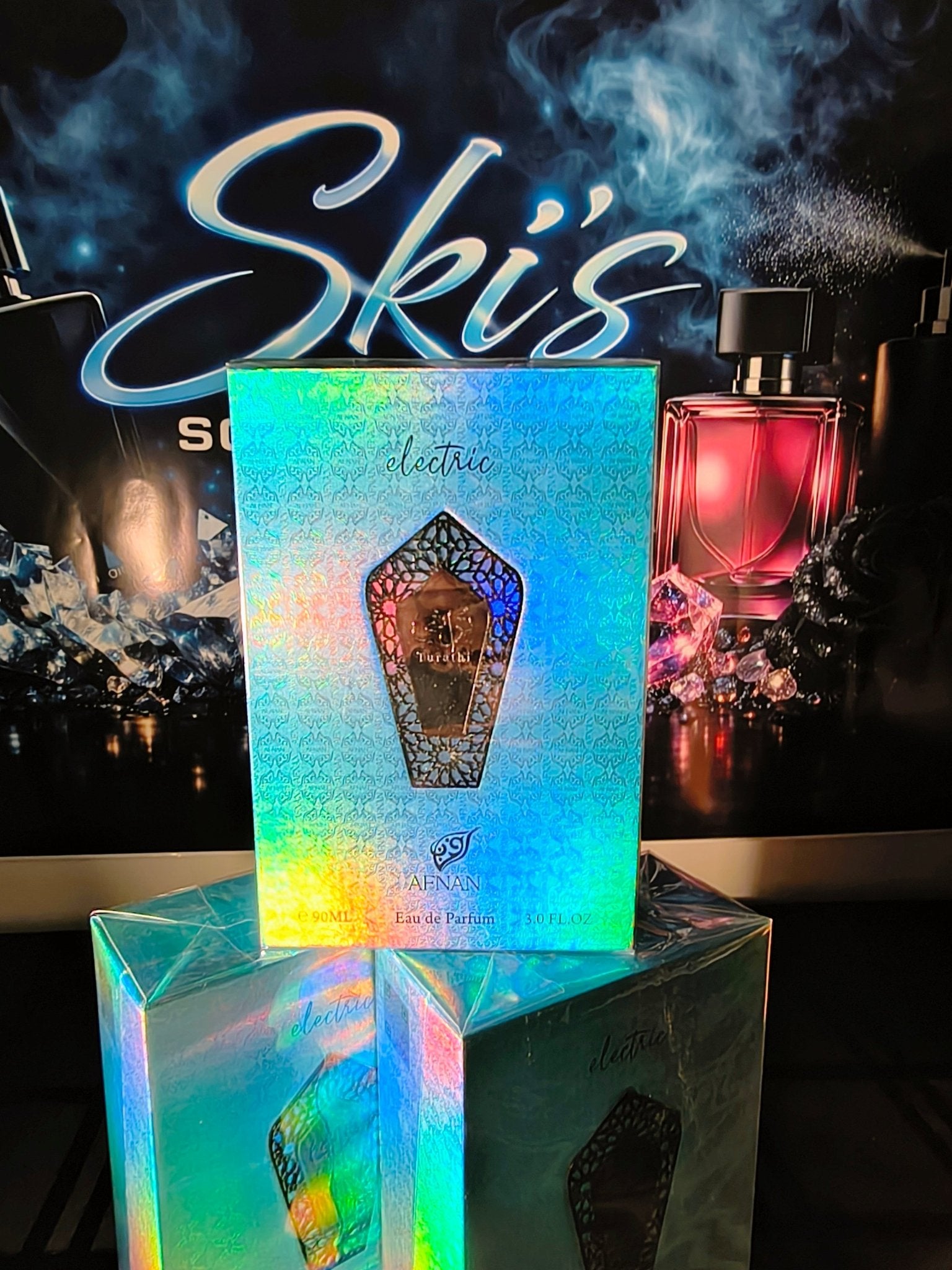 Afnan Turathi Electric Eau De Parfum 90ml 3.0 Fl oz